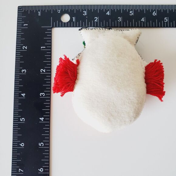 Vintage Handmade Felt Clown Ornament Whimsical Design GUC - Picture 11 of 12